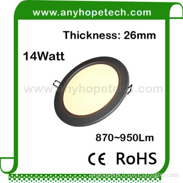 New Arrivel round 14w diameter 170mm recessed led hidden ceiling lighting